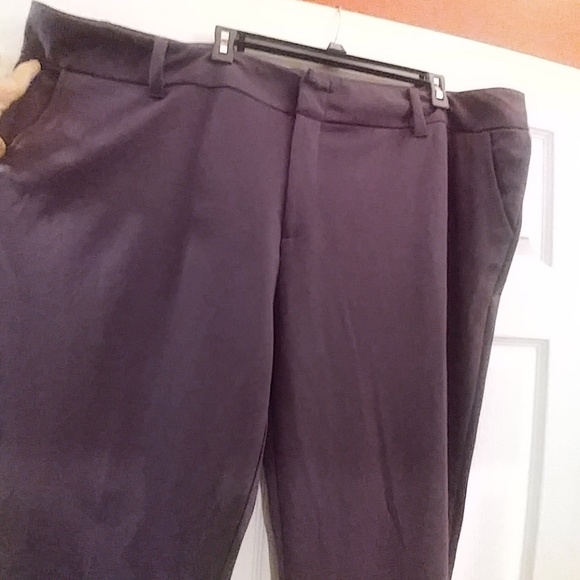 plus size purple pants